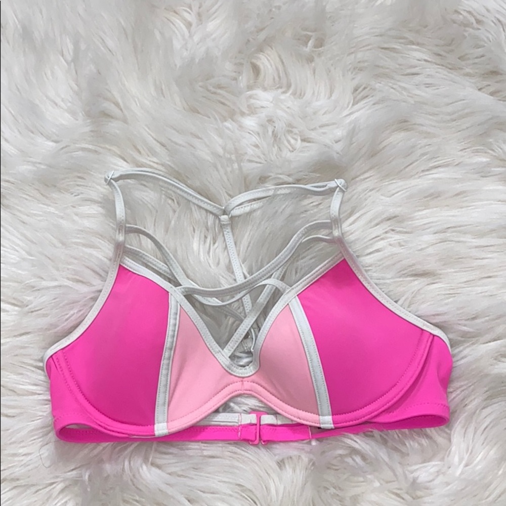 PINK swim top